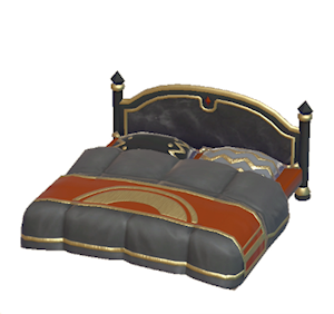 Red Luxury bed