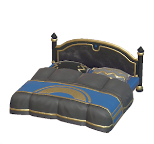 Blue Luxury bed