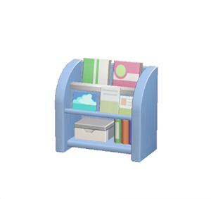 Cyan Magazine rack