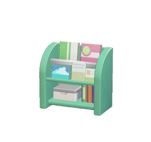 Aquamarine Magazine rack