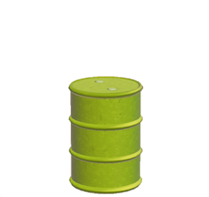 Lime Metal drum