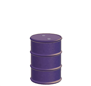 Plum Metal drum