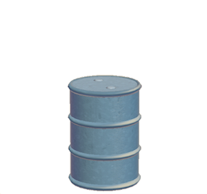Gray Metal drum