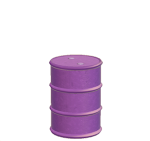 Purple Metal drum