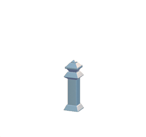 Cyan Metal fencing
