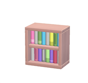 Pink Mini bookcase