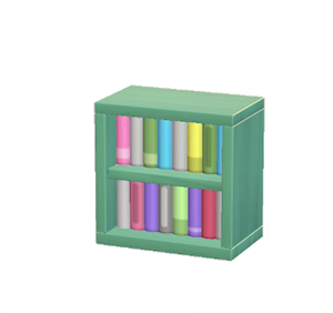 Aquamarine Mini bookcase