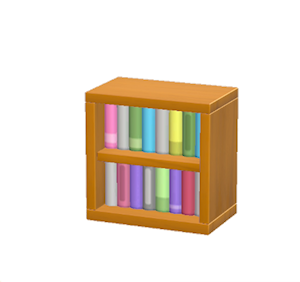 Orange Mini bookcase