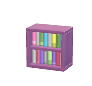 Purple Mini bookcase