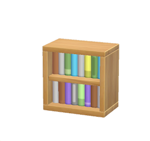 Brown Mini bookcase