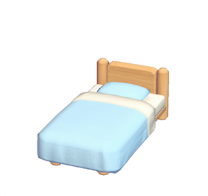 Cyan Mini plain bed