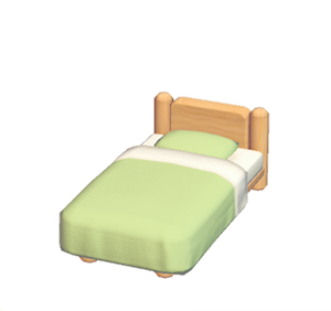 Lime Mini plain bed