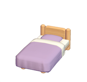 Plum Mini plain bed