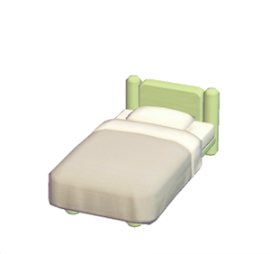 Lime Mini plain bed