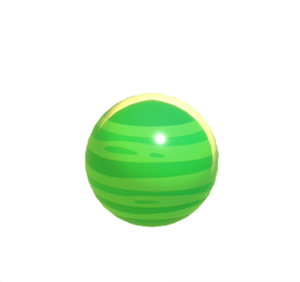 Green Model planet