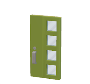 Lime Modern door