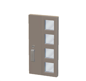 Beige Modern door