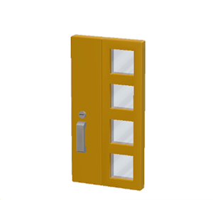 Yellow Modern door