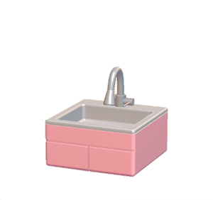 Pink Modern sink