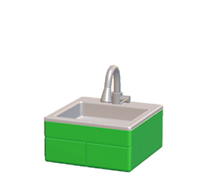 Green Modern sink