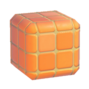 Orange Mosaic tiling