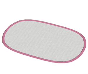 Rose Oblong rug
