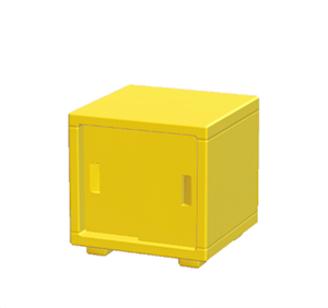 Yellow Office cabinet