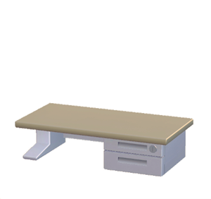 Beige Office desk