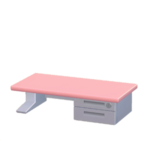 Pink Office desk