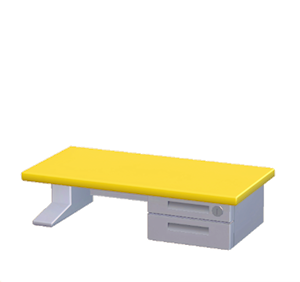 Yellow Office desk