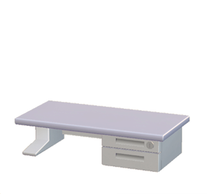 White Office desk