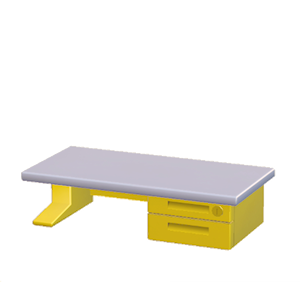 Yellow Office desk