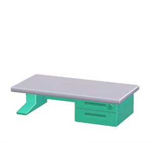 Aquamarine Office desk