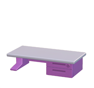 Purple Office desk