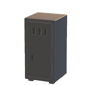 Black Office locker