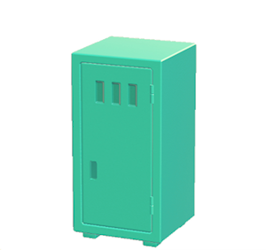 Aquamarine Office locker