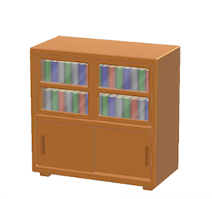 Brown Office shelf