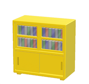 Yellow Office shelf