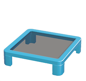 Blue Office table
