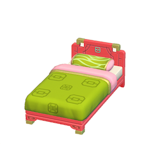 Lime Ornate bed