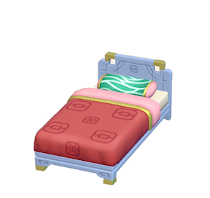 Cyan Ornate bed