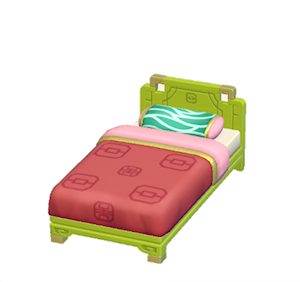 Lime Ornate bed