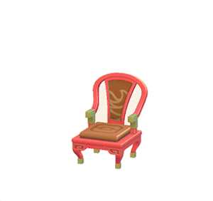 Brown Ornate chair