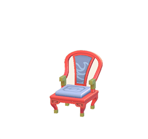Cyan Ornate chair