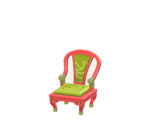 Lime Ornate chair