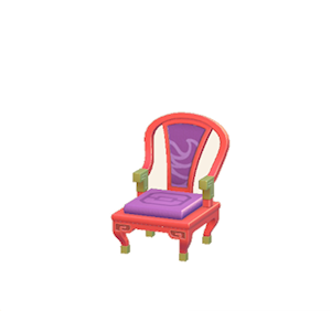 Purple Ornate chair