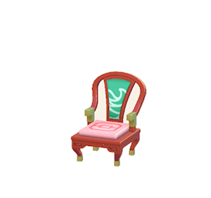 Red Ornate chair