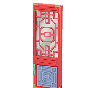 Cyan Ornate door