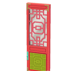Lime Ornate door