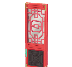Black Ornate door